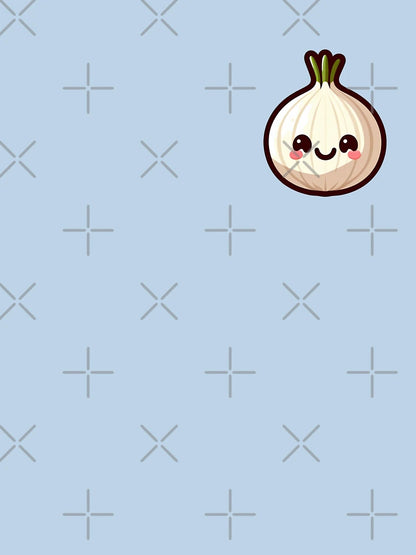 Cute Kawaii Onion Cartoon Vegetable Character