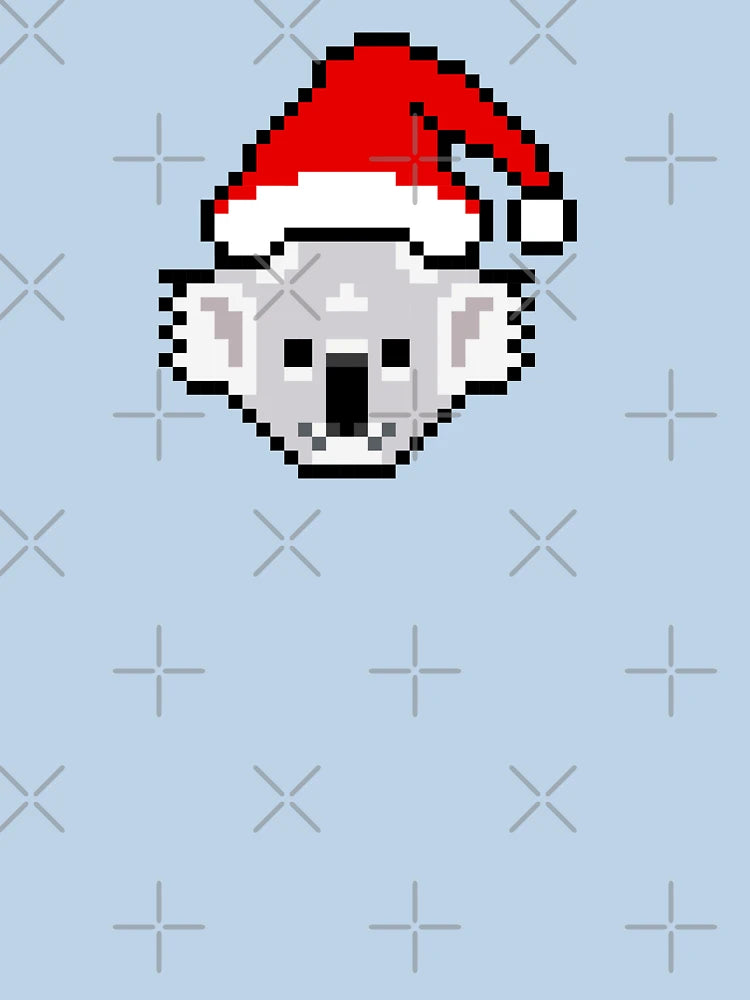 8-Bit Santa Koala Bear