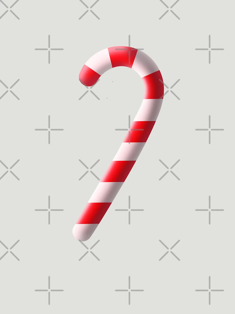 3D candy cane