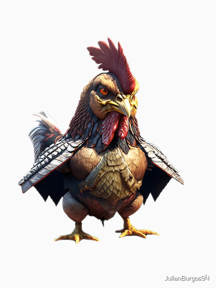 3d warrior chicken