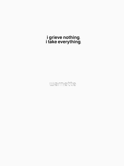 Aaron Warner: IGNITE (I grieve nothing I take everything)