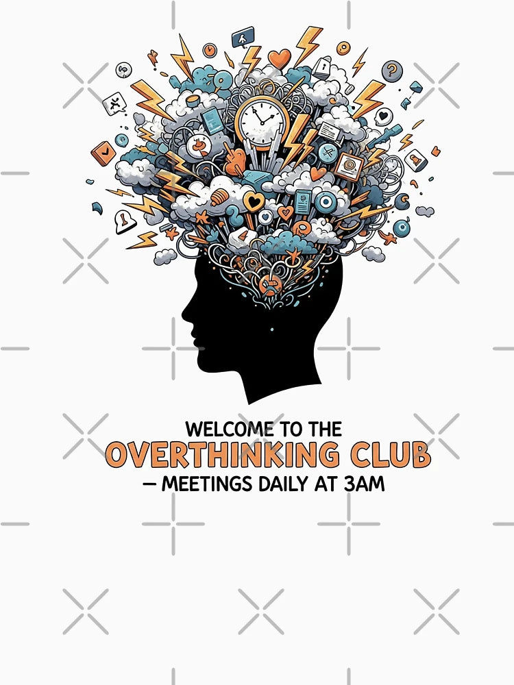 Overthinking Club – 3AM Mind Explosion Design