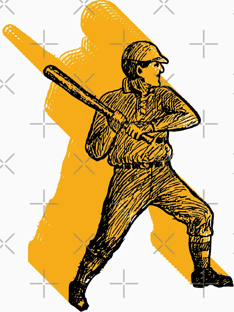 3D Type Shadowed Hitter - Baseball Player