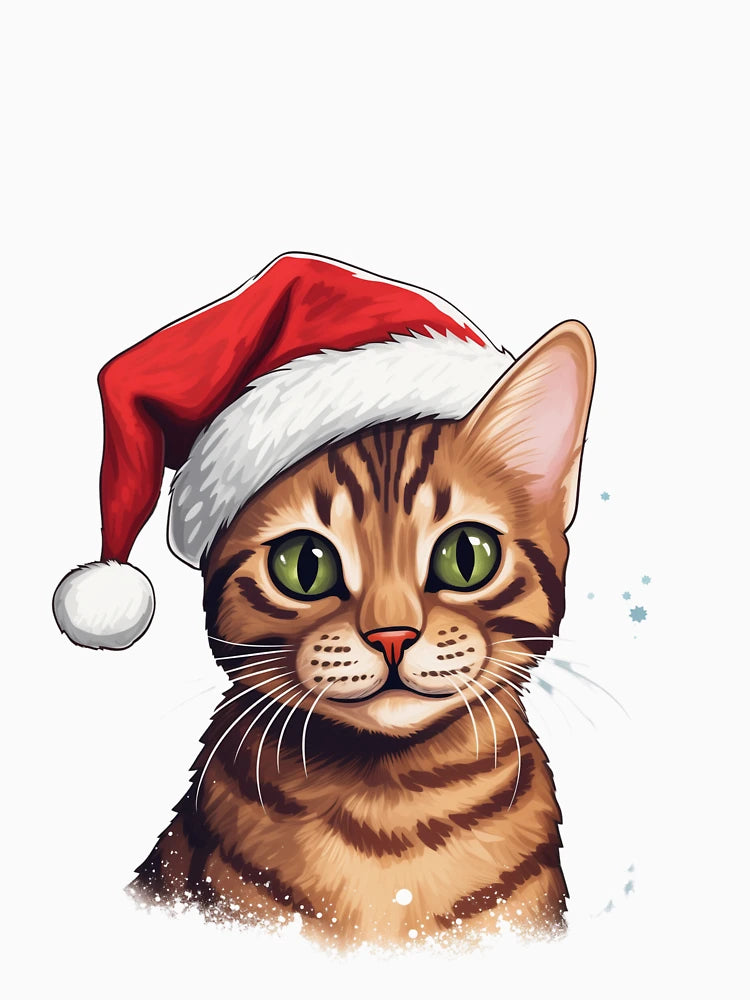 A Festive Bengal Cat