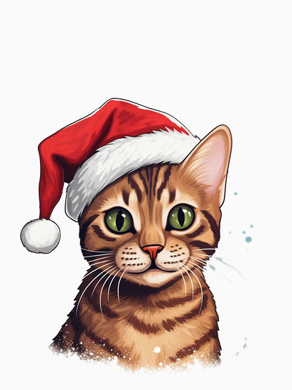A Festive Bengal Cat
