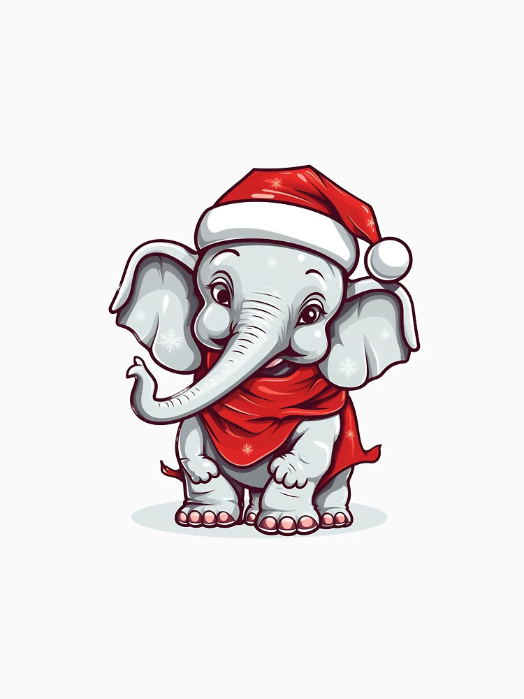 A Elephant Santa