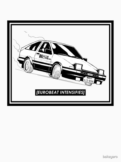 Eurobeat Intensifies AE86 Kansei Dorifto Initial D Car