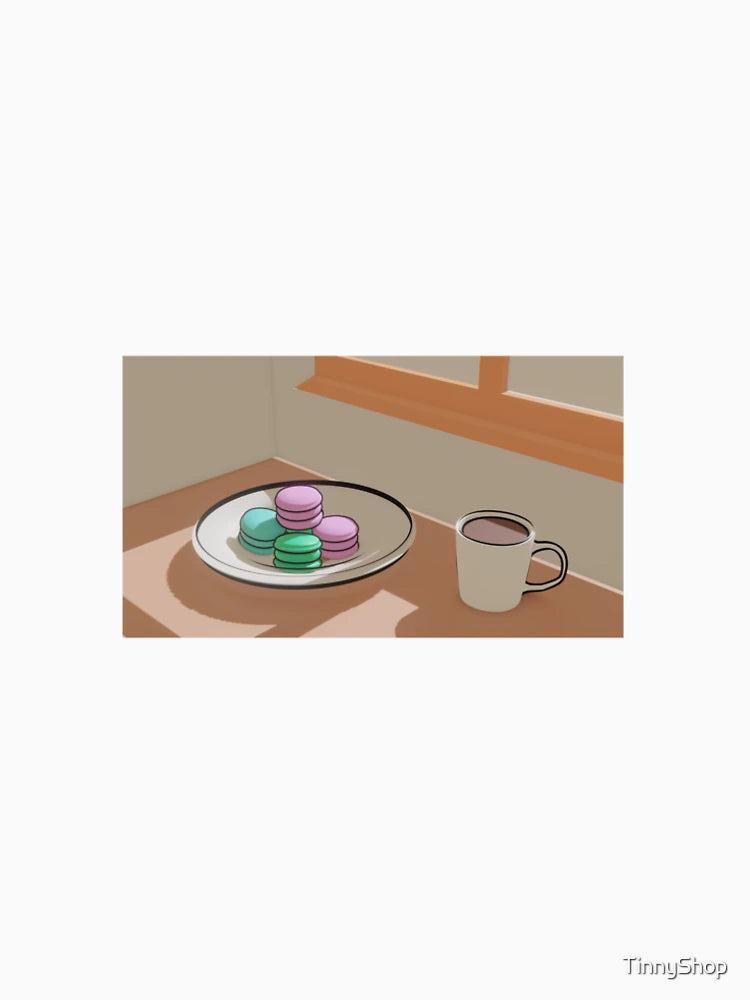 3D Japanese Style Macaron