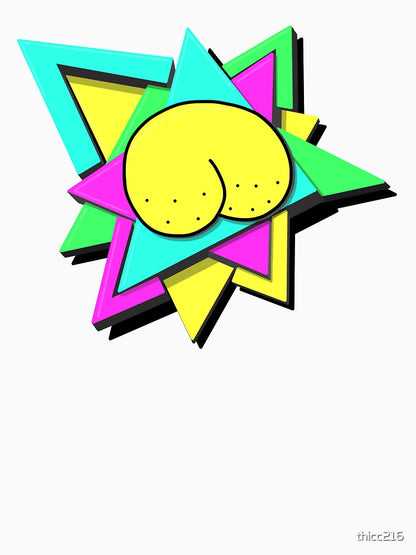 3D Triangle thiCC Butt Logo