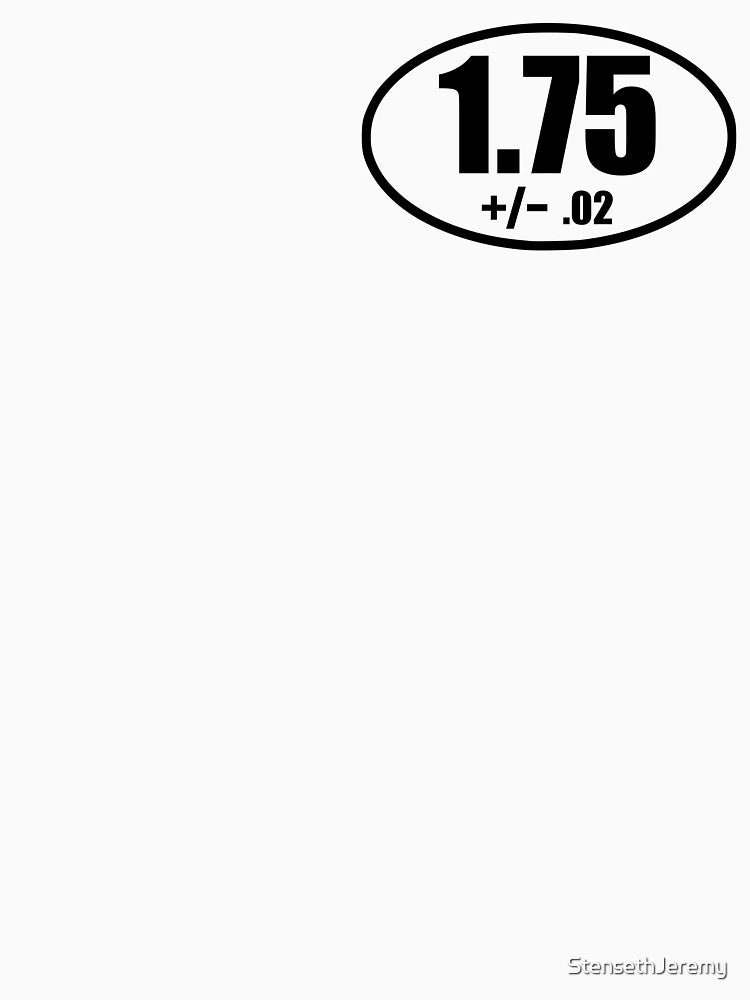 1.75 3d printer filament tolerance oval sticker