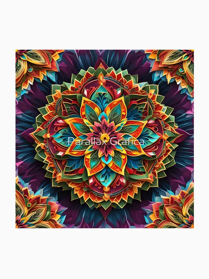 3D Colorful Mandala