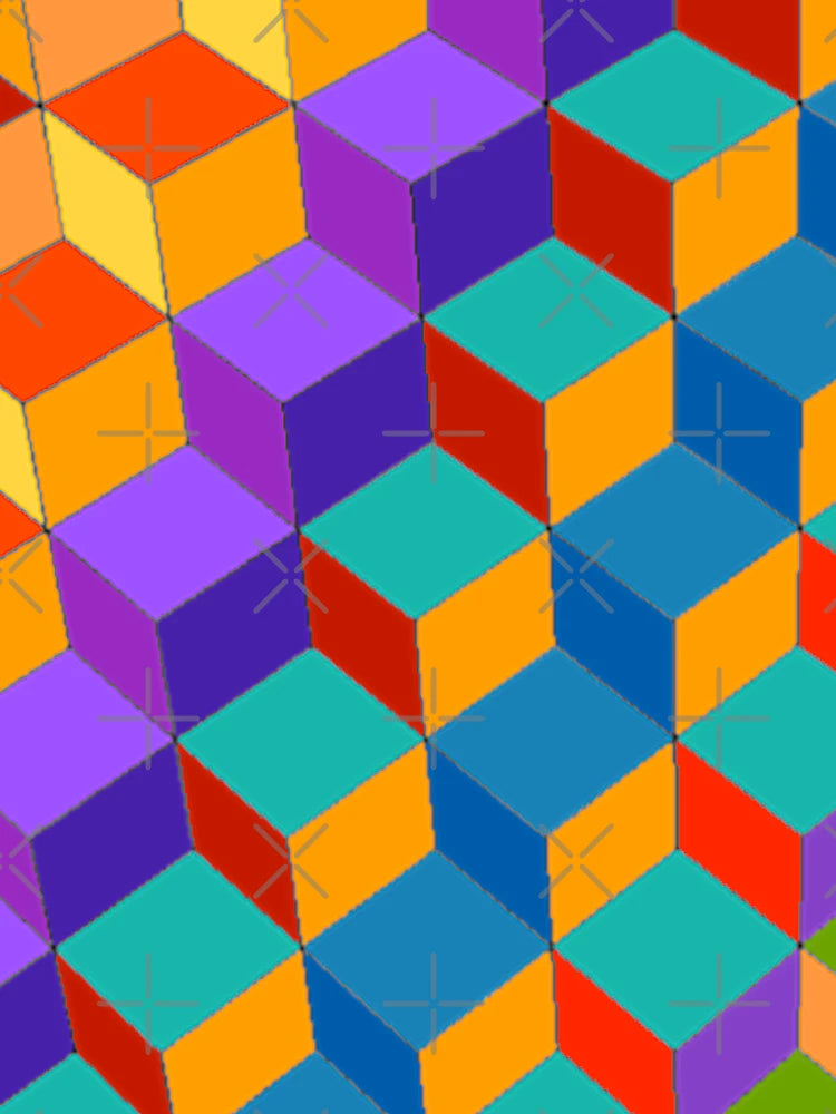 3D cubic pattern