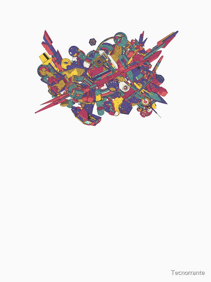 Explosion of colorful chaos
