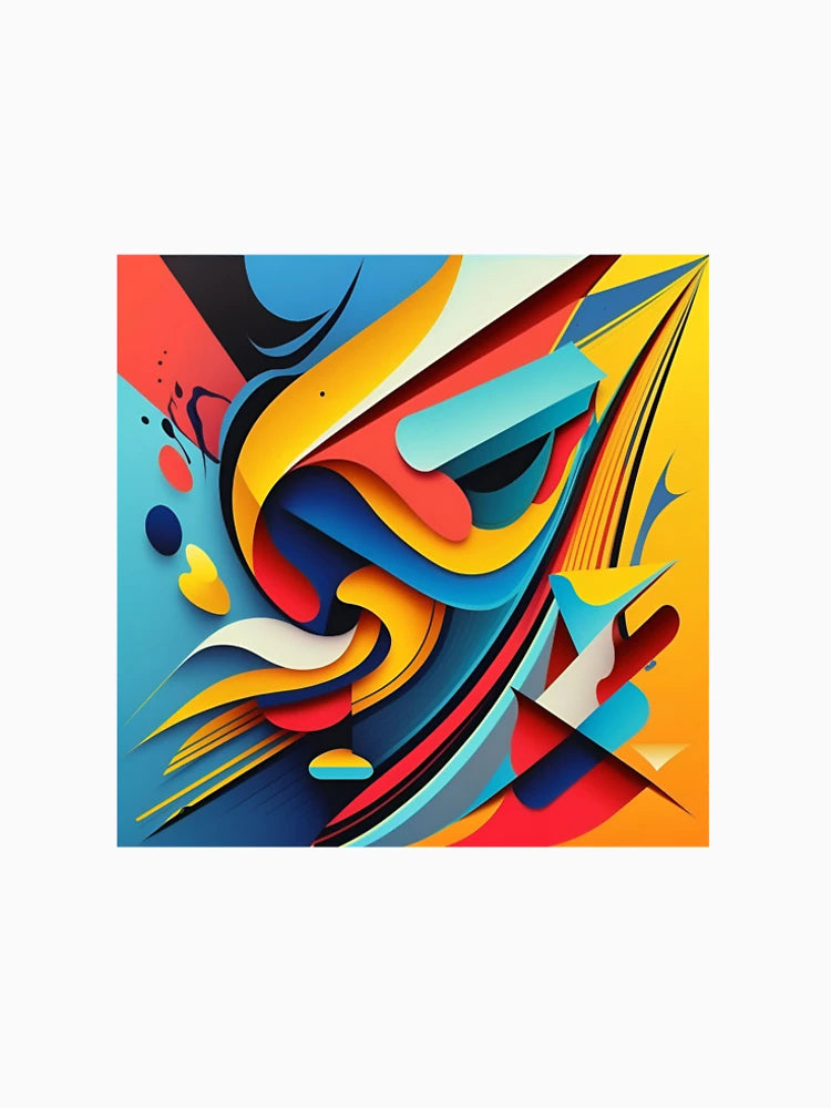 Dynamic Precision: A Colorful Three-Dimensional Art