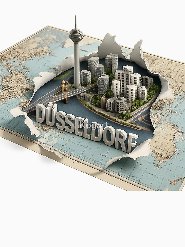 Düsseldorf map