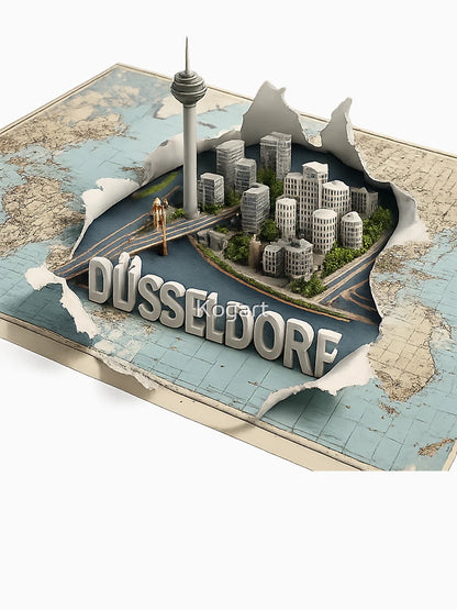 Düsseldorf map