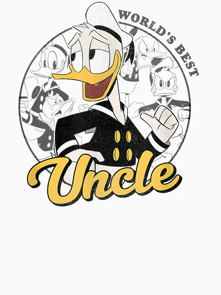 Donald Duck World's Best Uncle Circle Portrait