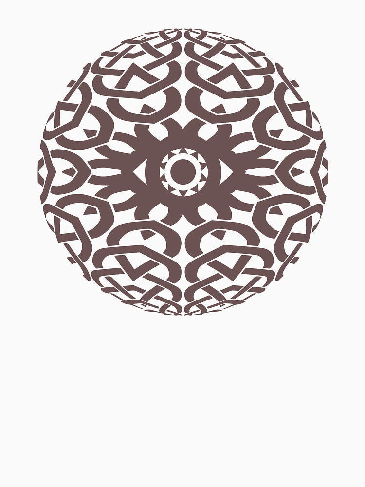 3D Celtic Sphere Design with Eye at the Center