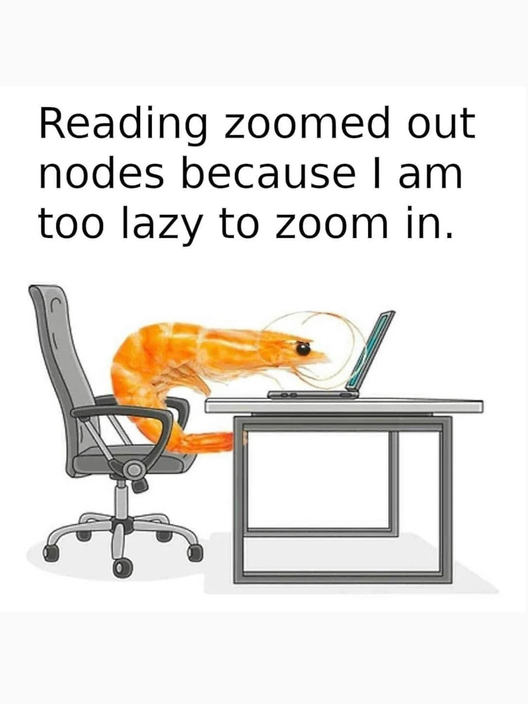 3D modelling shrimp meme sticker