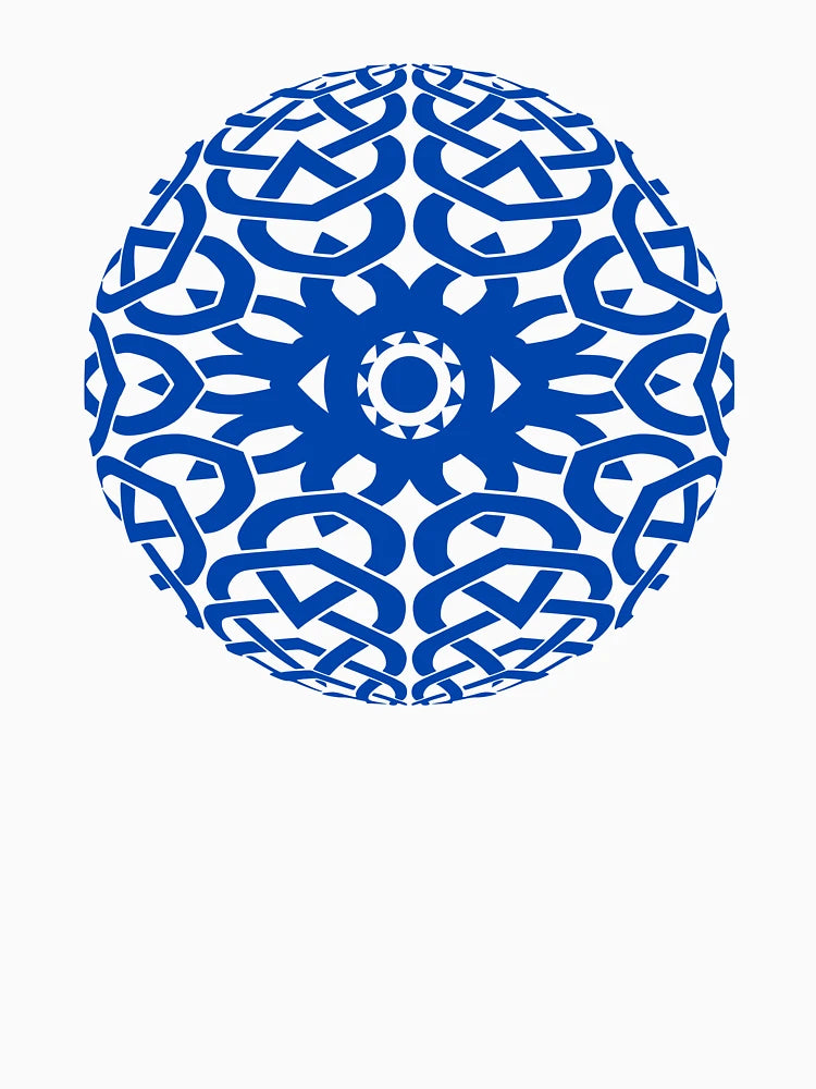 3D Celtic Sphere Design with Eye at the Center