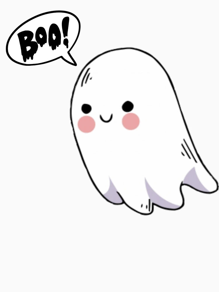 2 Halloween Kawai Ghost, boo.. i'm scary