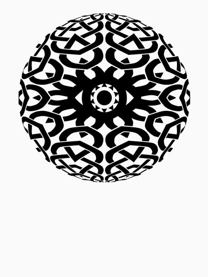 3D Celtic Sphere Design with Eye at the Center