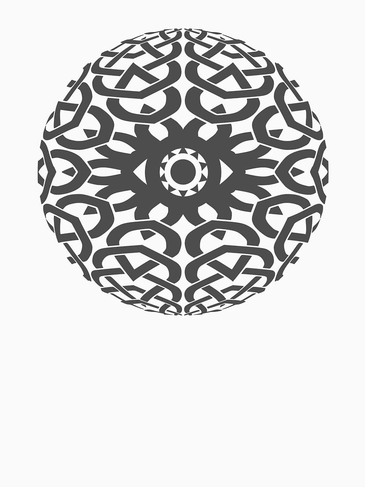 3D Celtic Sphere Design with Eye at the Center