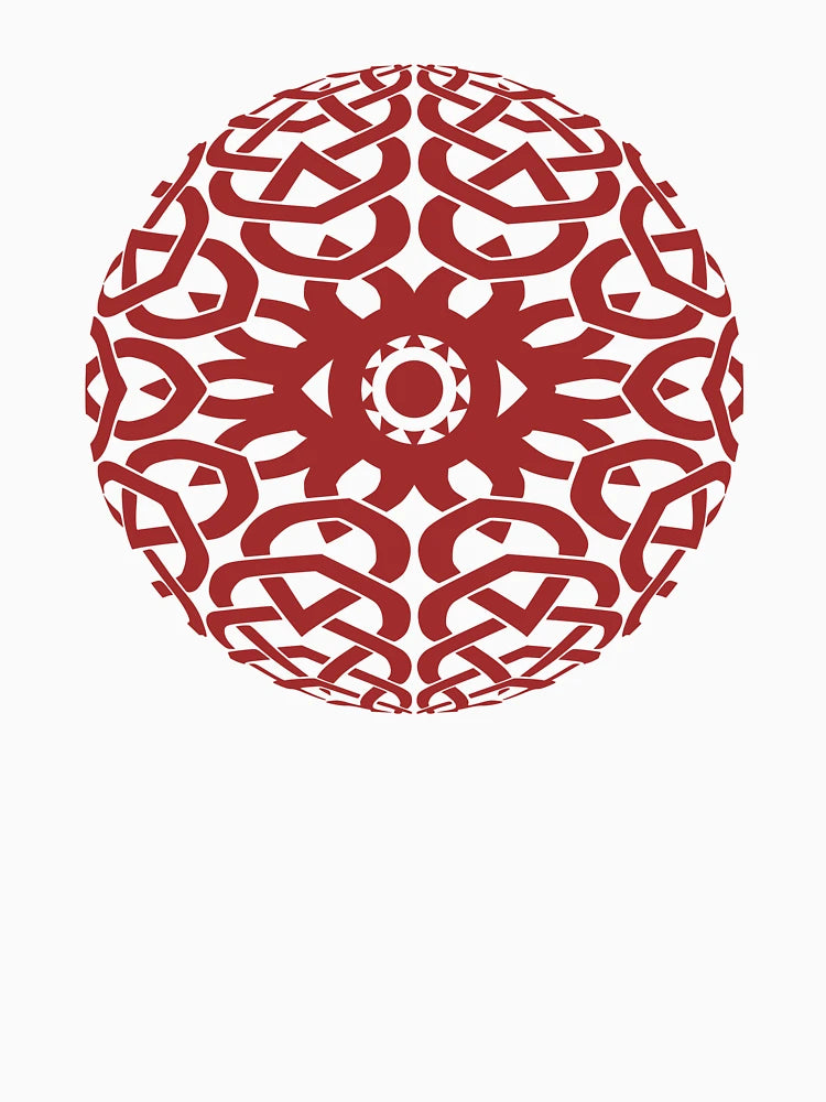 3D Celtic Sphere Design with Eye at the Center