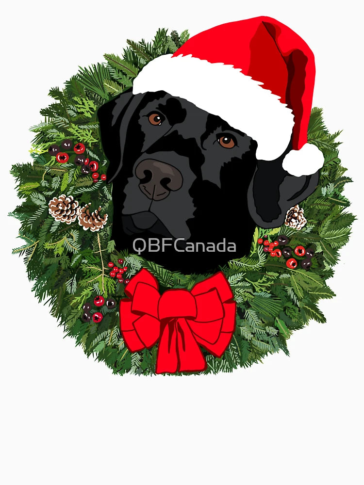 Duke the Lab does Christmas