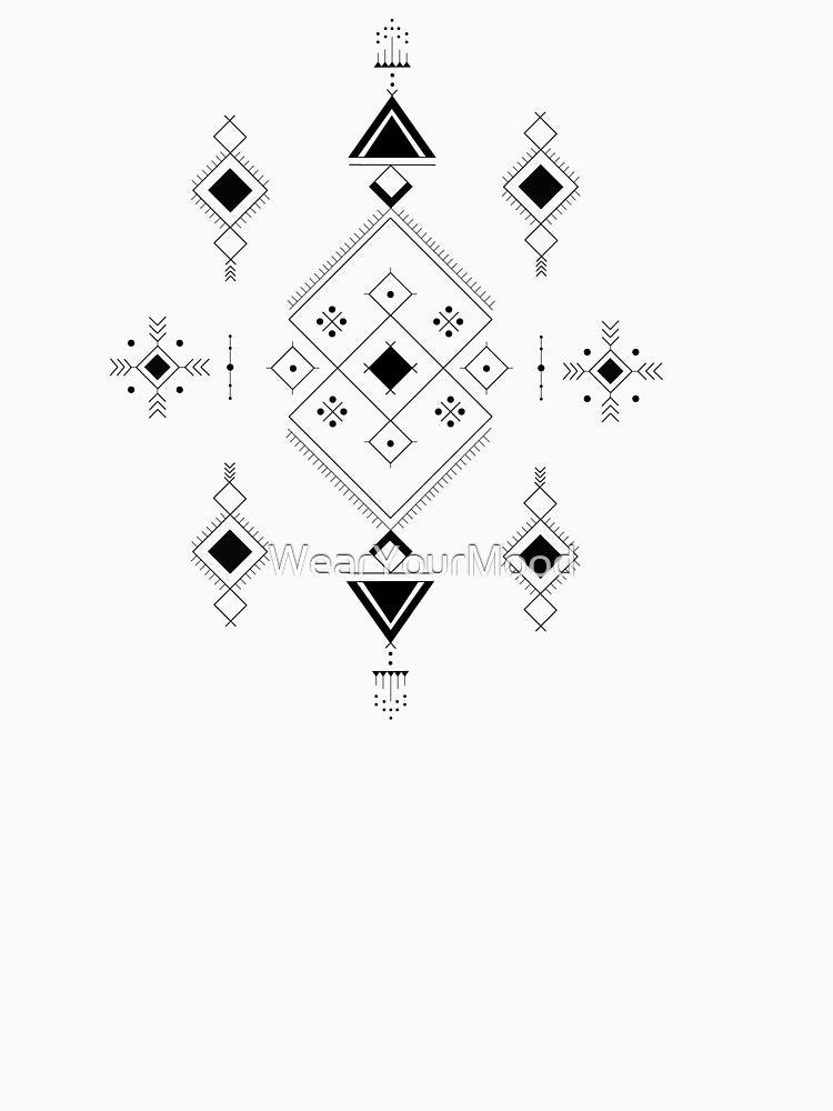 Abstract Geometric Tattoo T-shirt Gift For Men or for Women