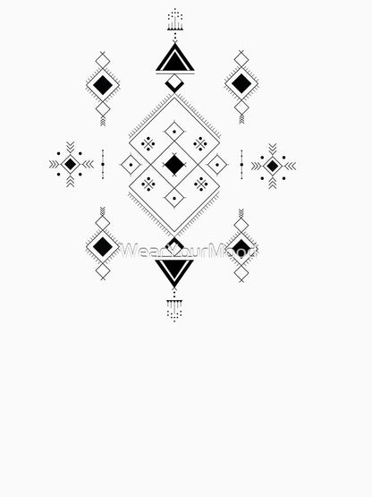 Abstract Geometric Tattoo T-shirt Gift For Men or for Women