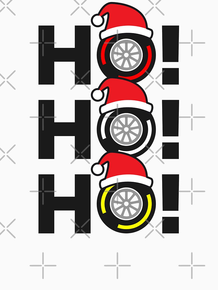 Ho! Ho! Ho! F1 Tyre Compound Christmas Hat Design