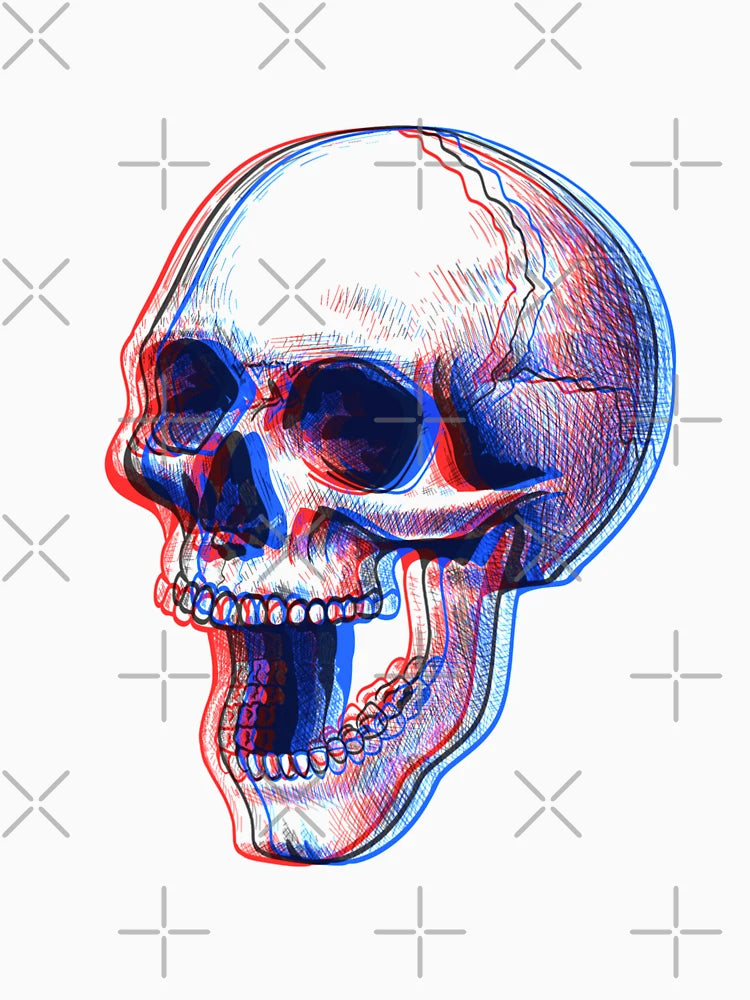 3D Laughing Skull 2