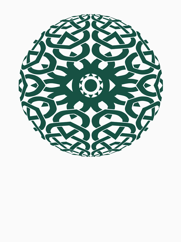 3D Celtic Sphere Design with Eye at the Center