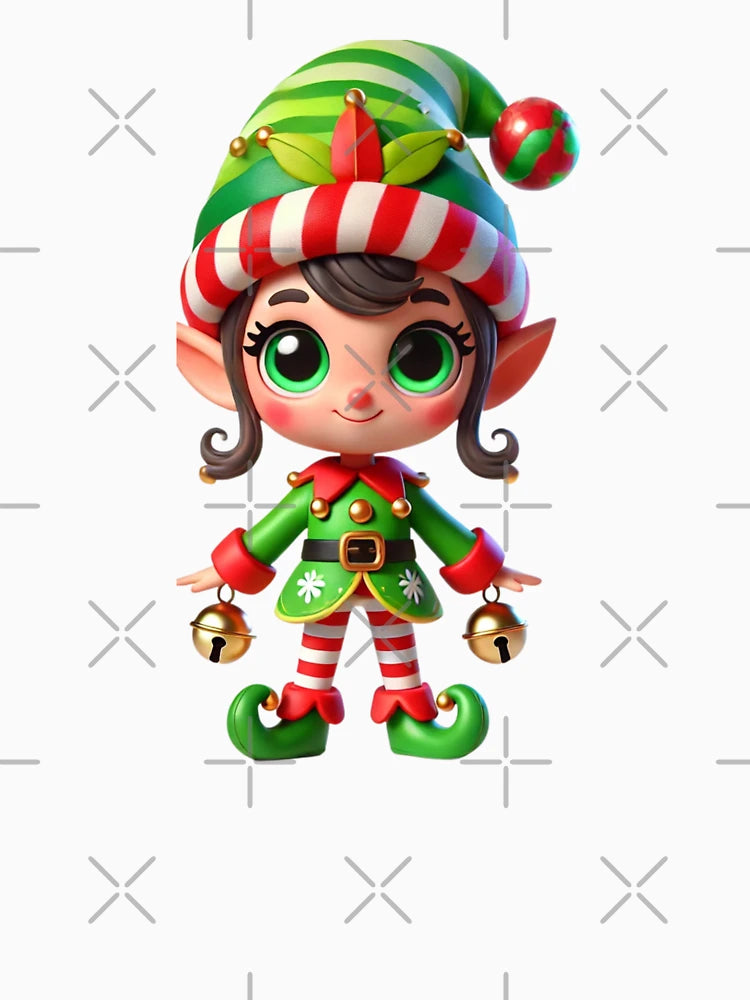 Adorable Christmas Elf Girl