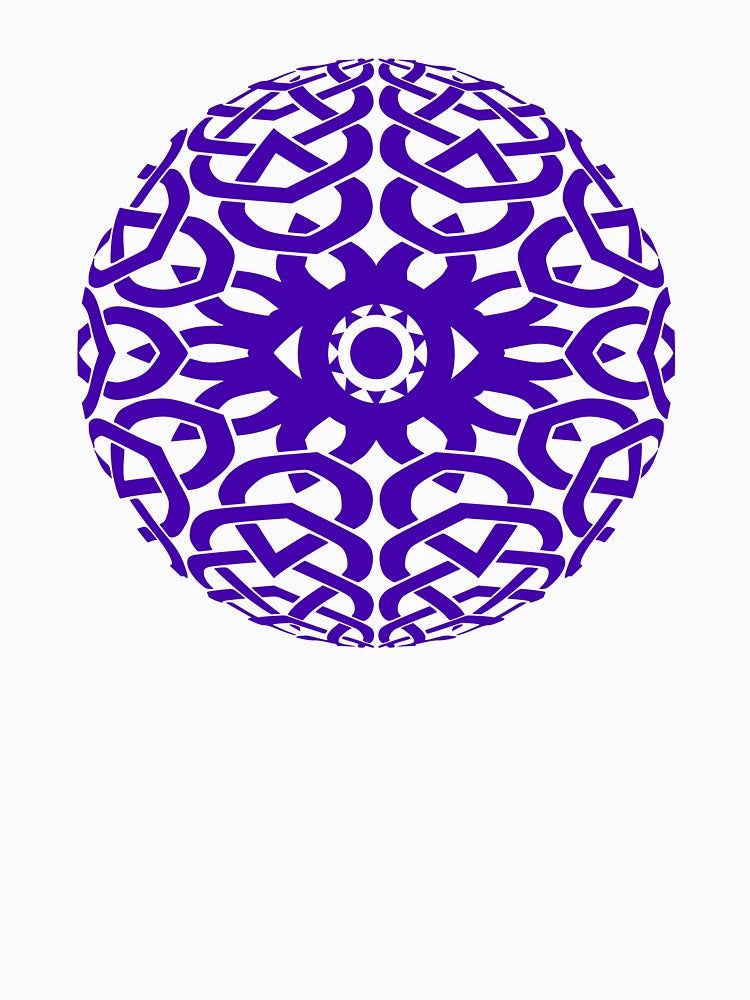 3D Celtic Sphere Design with Eye at the Center