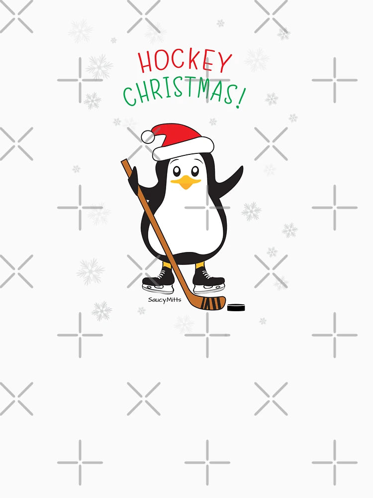 Hockey Christmas Penguin