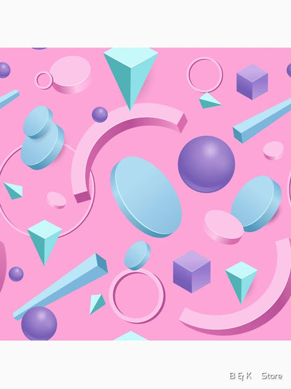 3D Shapes Background 2