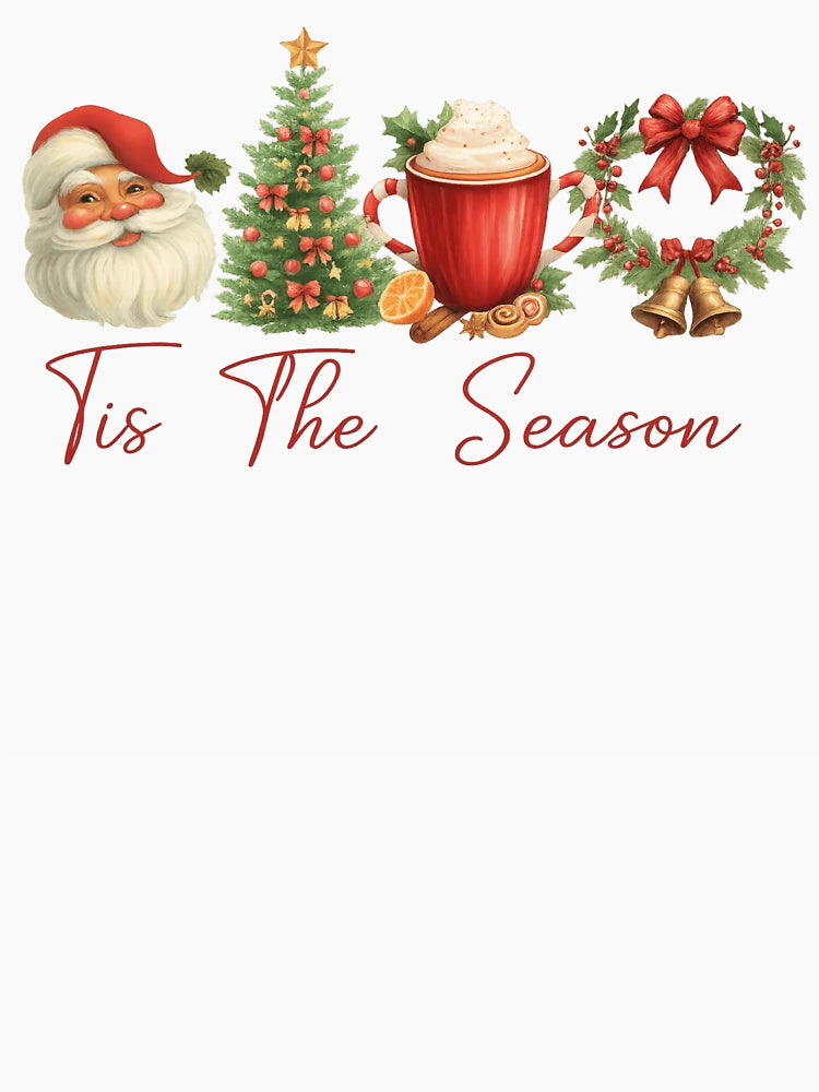 Festive Christmas Season Vintage Illustration