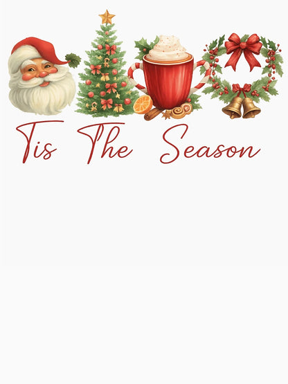 Festive Christmas Season Vintage Illustration