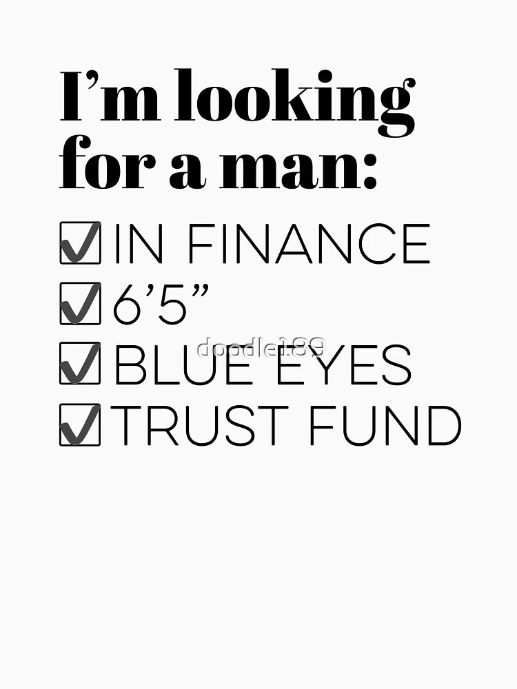 I'm looking for a man in finance Tiktok song