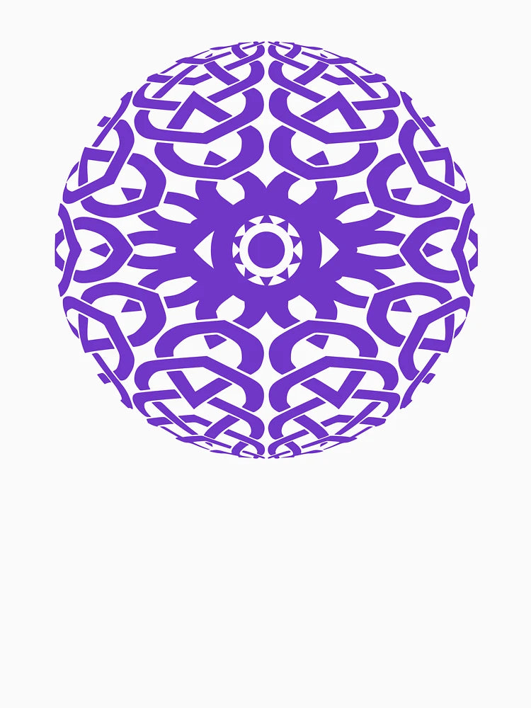 3D Celtic Sphere Design with Eye at the Center