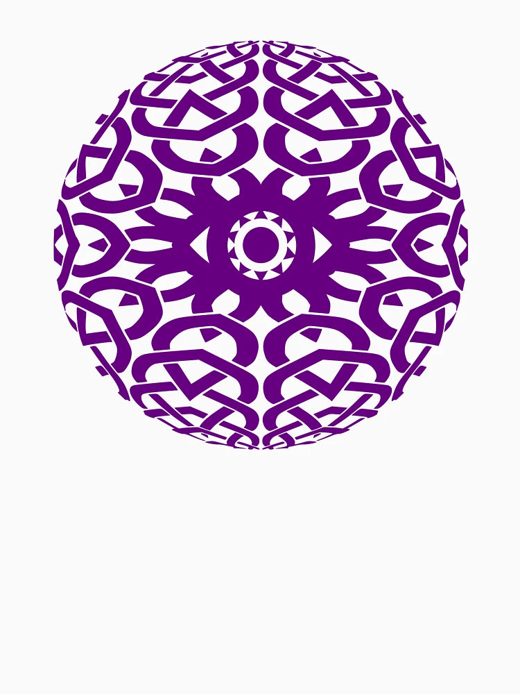 3D Celtic Sphere Design with Eye at the Center