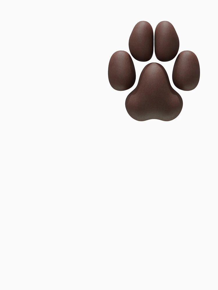 Domestic Dog-styled 3D Pawpad Design (Brown)