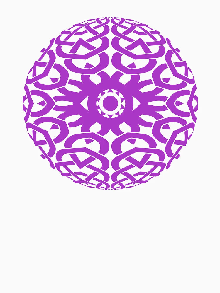 3D Celtic Sphere Design with Eye at the Center