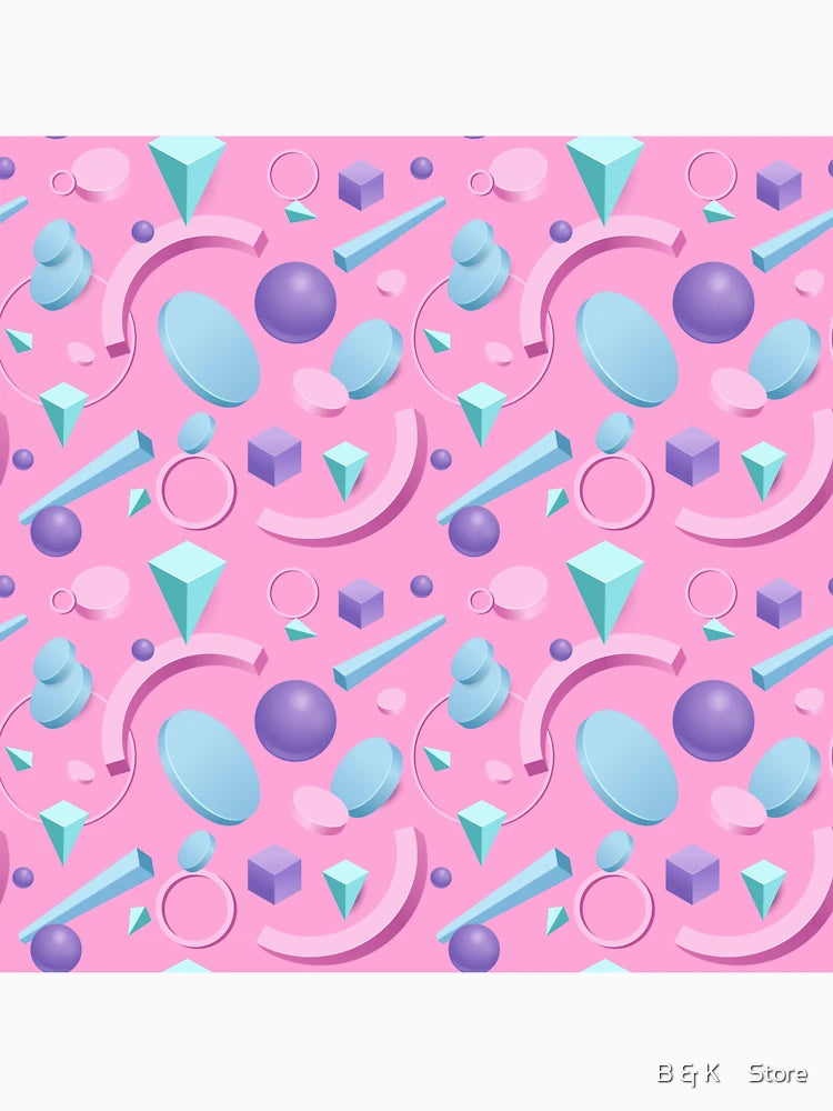 3D Shapes Background 1