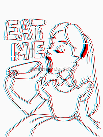 3D trippy Alice in Wonderland