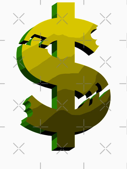 3 Dimensional Dollar sign