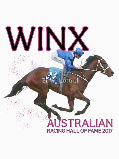 Famous Racehorse Winx Australian Racing Hall of Fame 2017 design