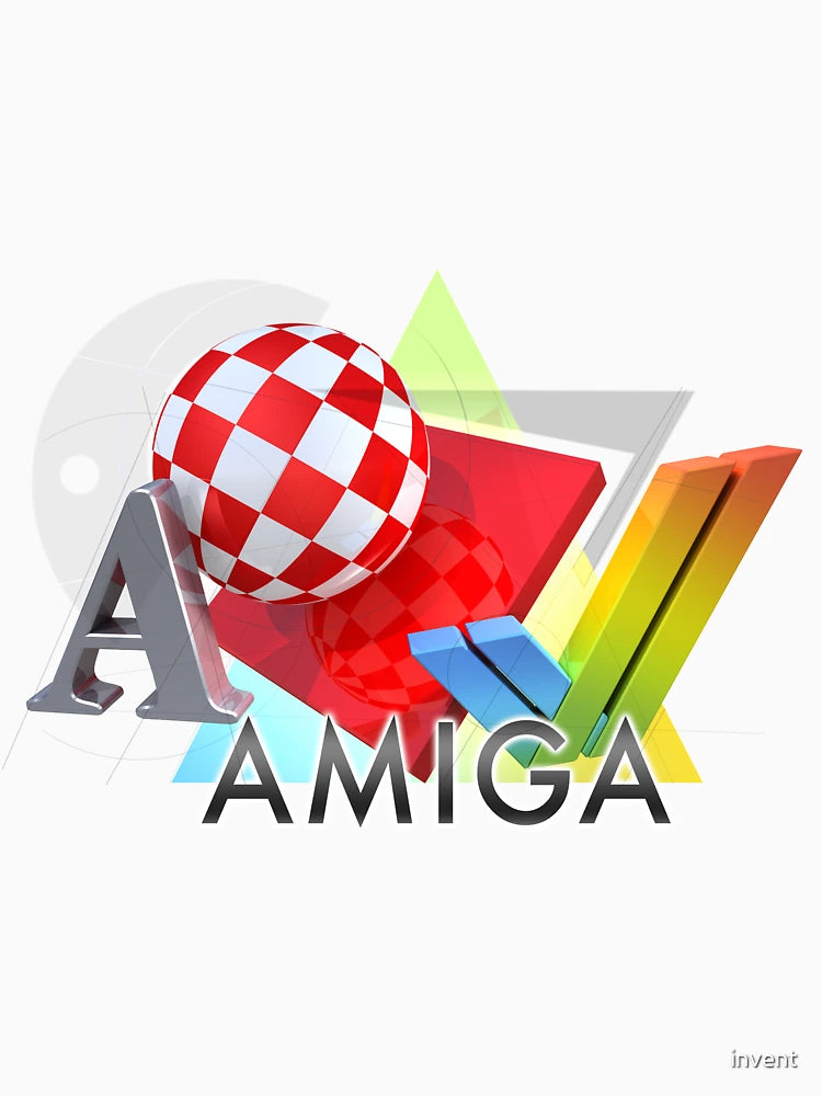 A combination of Amiga logos recreated in 3D